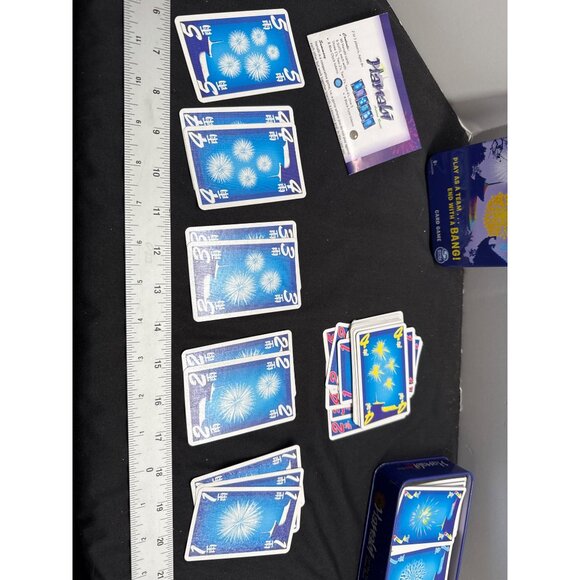 R&R Games Hanabi Fireworks Card Game Tin Travel Game Complete Excellent Light Sc - Picture 9 of 11